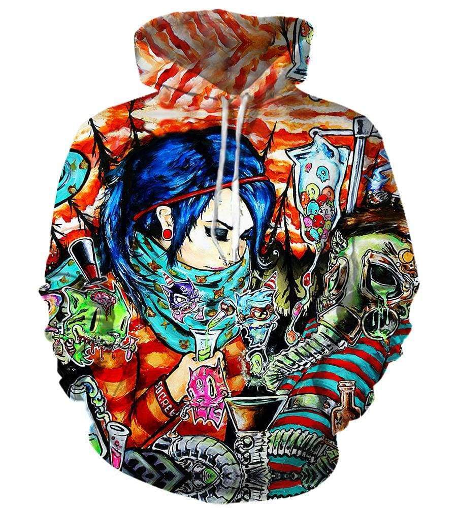 Ghost Trown - 3D Hoodie, Zip-Up, Sweatshirt, T-Shirt