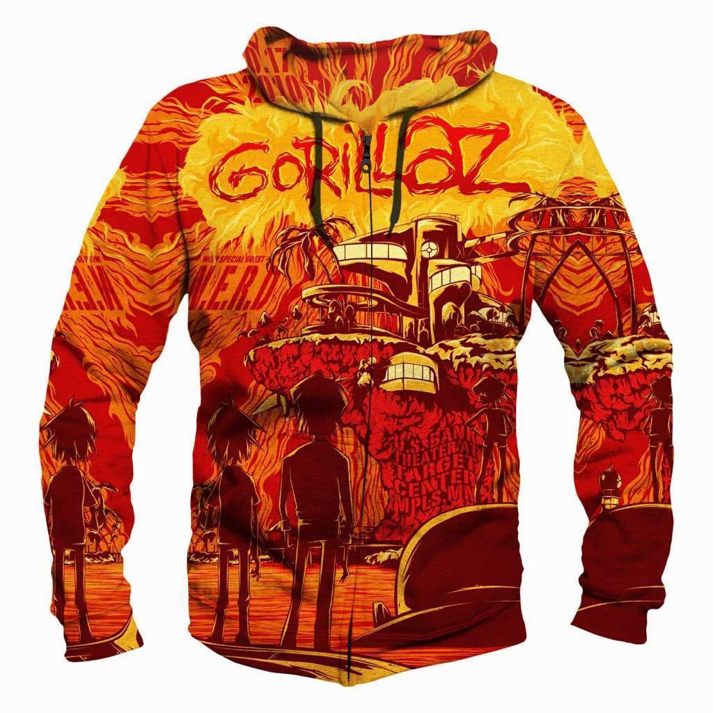 Gozilla - 3D Hoodie, Zip-Up, Sweatshirt, T-Shirt