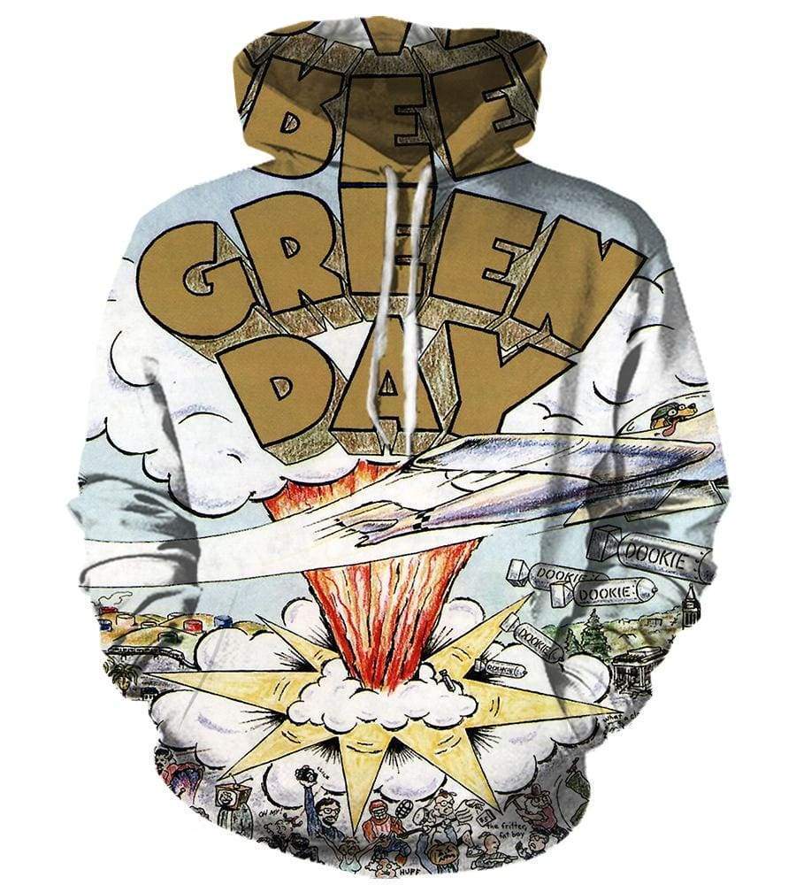 Green Day - 3D Hoodie, Zip-Up, Sweatshirt, T-Shirt #1