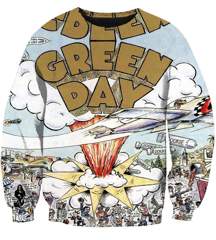 Green Day - 3D Hoodie, Zip-Up, Sweatshirt, T-Shirt #1