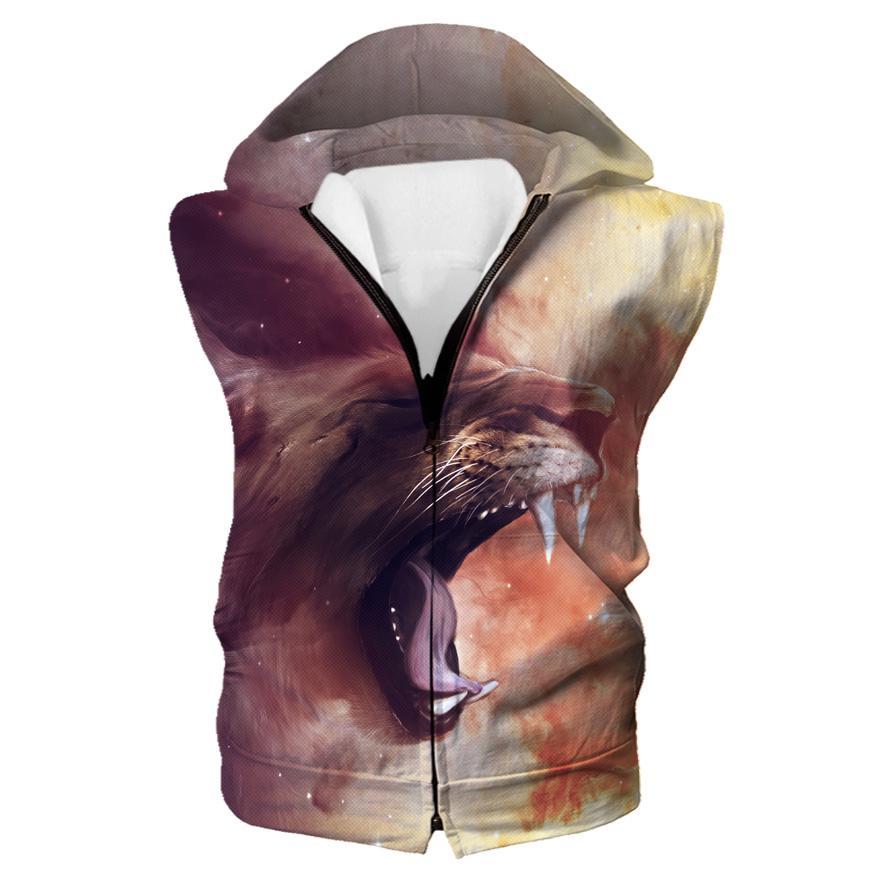 Epic Tiger Hoodies -  Saber Tooth Tiger Pullover Hoodie
