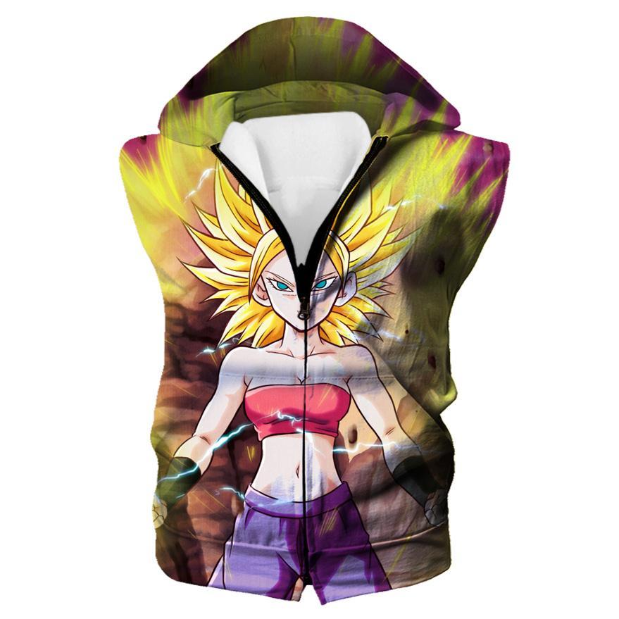 Dragon Ball  Super Saiyan Caulifla Hoodies - Super Pullover Hoodie