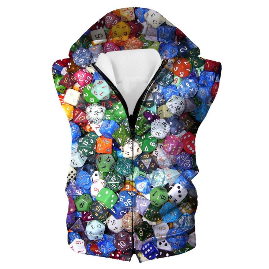 Gaming Dice Hoodies - Table Top Dice Pullover Hoodie