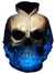 Men's Geometric 3D Printed Hoodie -Skull Hooded Casual Pullover