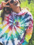 Women's Comfy Rainbow Hoodie - Tie Dye Basic Pullover