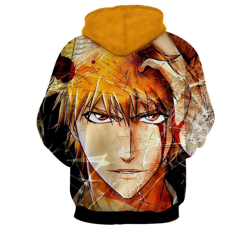 Ichigo Kurosaki Hoodie - Bleach 3D Hoodie - Bleach Jacket