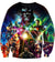 Marvel Heroes Infinity War Hoodies - Pullover Black 3D Hoodie