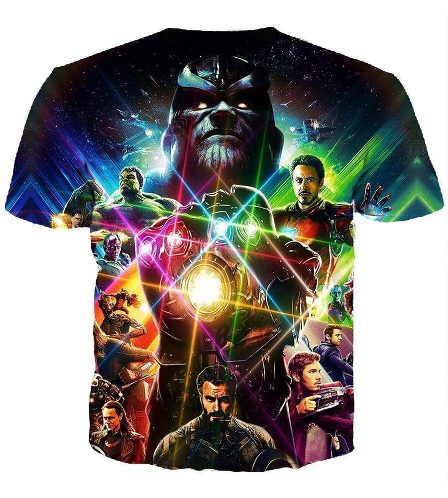 Marvel Heroes Infinity War Hoodies - Pullover Black 3D Hoodie