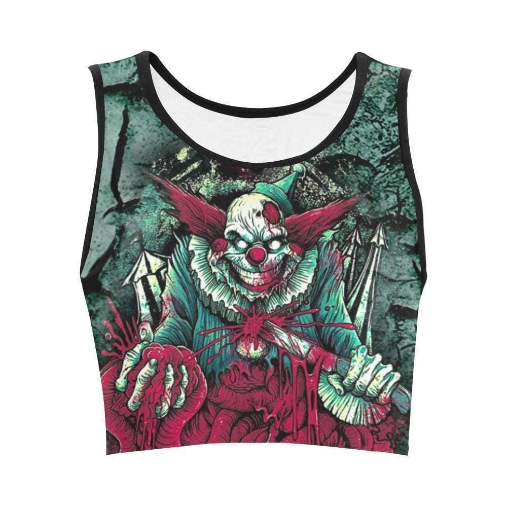 Funny Clown Hoodies - Zip Up Evil Nausea Black Hoodie