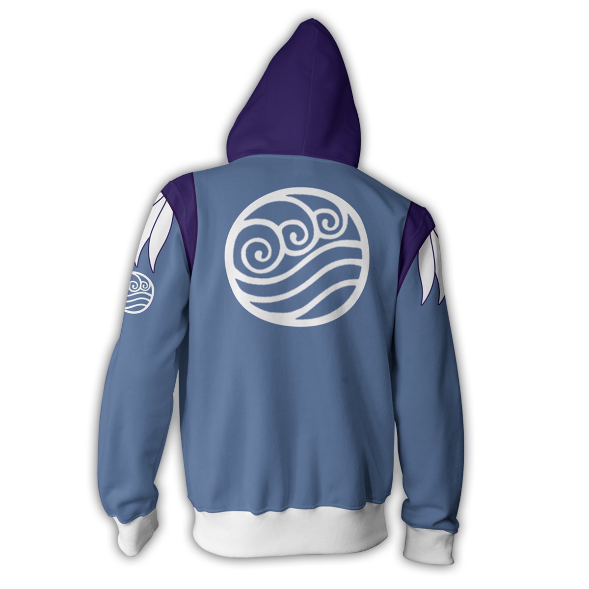 Avatar: The Last Airbender Katara Hoodies - Zip Up Blue Hoodie