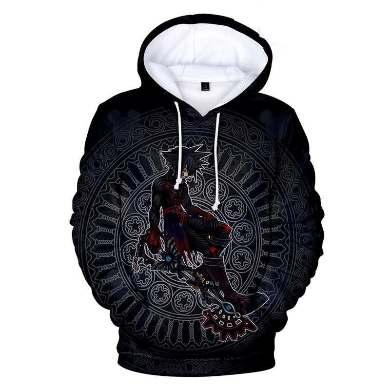 Kingdom Hearts Hoodies - Kingdom Hearts Series Character Sora Black Hoodie