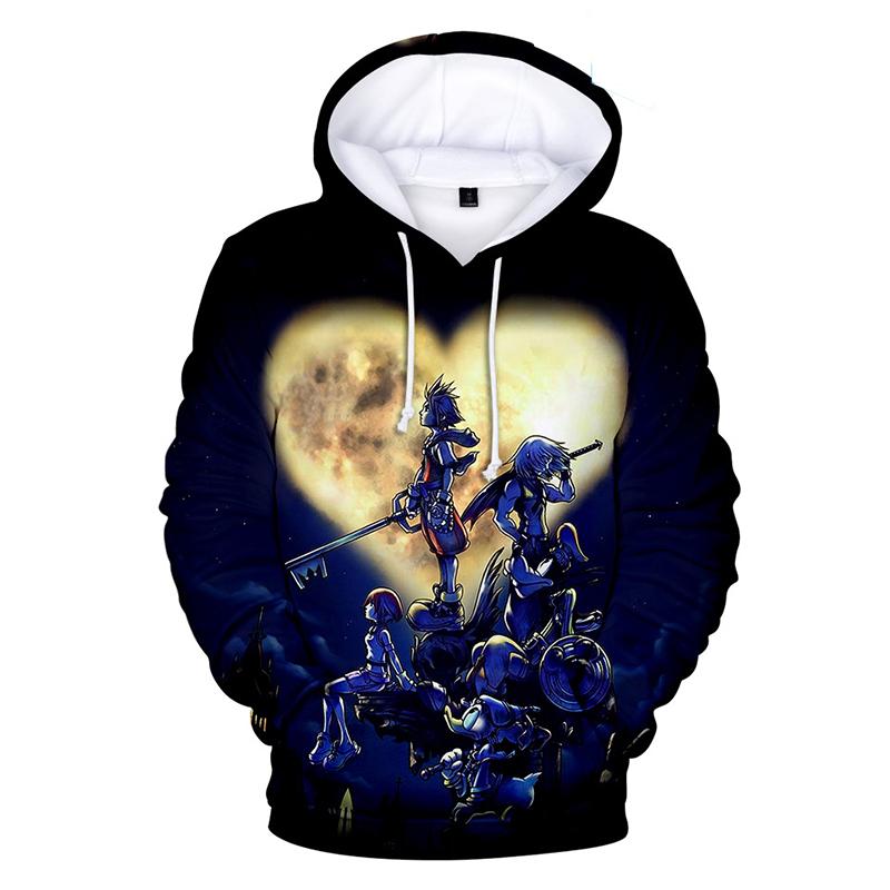 Kingdom Hearts Hoodies - Kingdom Hearts Series Sora Moon Hoodie