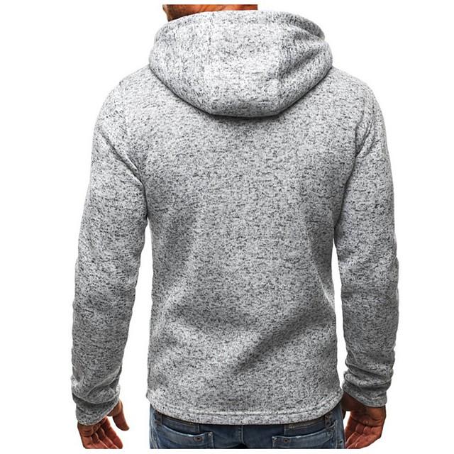 Polka Dot Split Hoodie - Hooded Active Basic Sports Zip Up Jacket