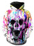 3D Printed Skull Hoodie - Hooded Casual Rainbow Pullover