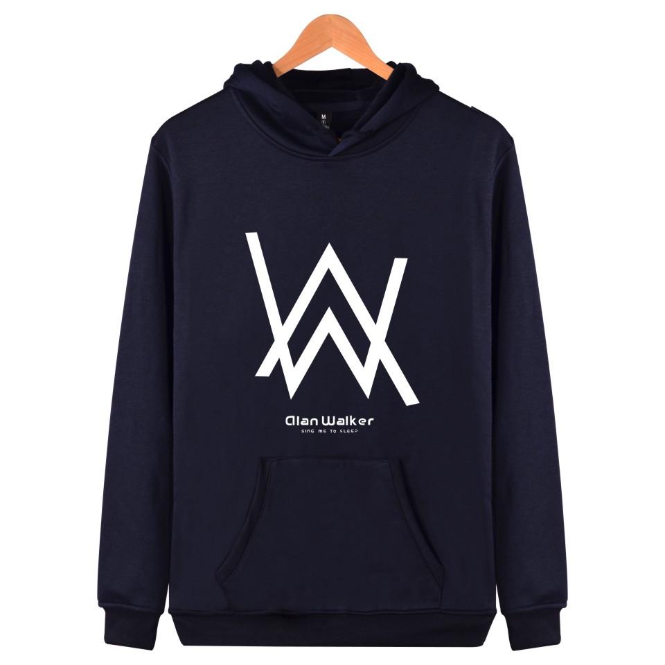 Alan Walker Hoodies - White Letter Hoodie