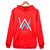 Alan Walker Hoodies - Blue-white Letter Hoodie