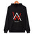 Alan Walker Hoodies - Red-white Letter Hoodie