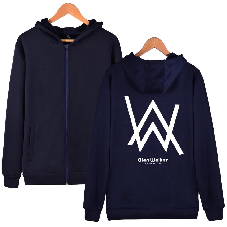 Alan Walker Hoodies - White Letter Hoodie