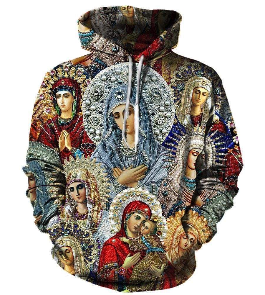 Maria - 3D Hoodie, Zip-Up, Sweatshirt, T-Shirt