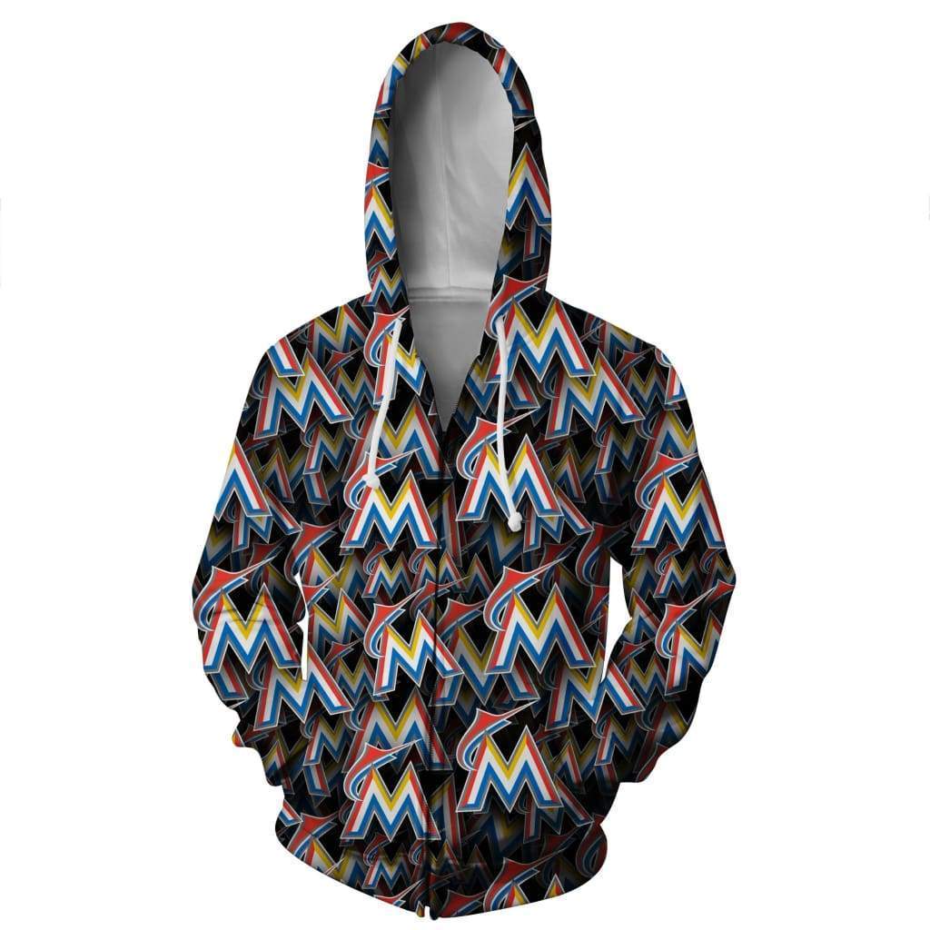 Miami Marlins - 3D Hoodie, Zip-Up, Sweatshirt, T-Shirt