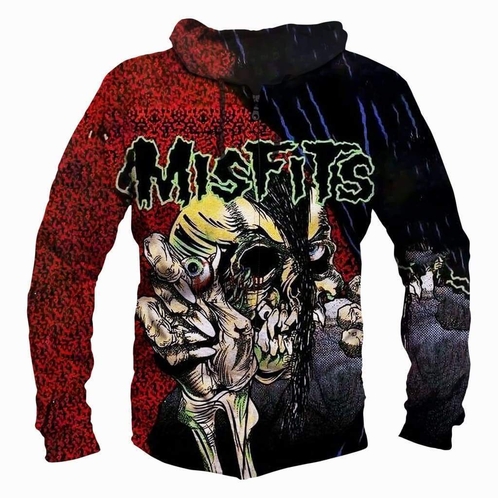 Misfits - 3D Hoodie, Zip-Up, Sweatshirt, T-Shirt #1