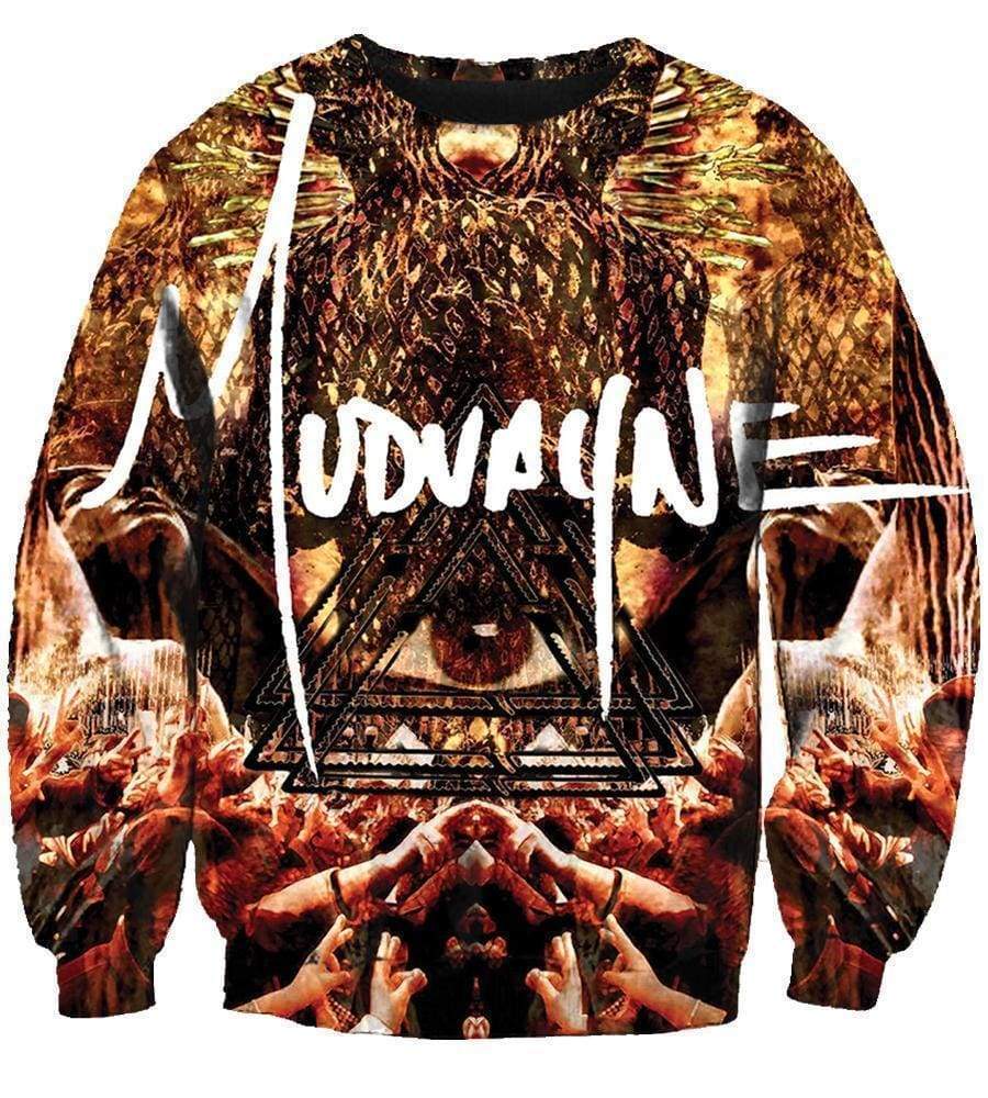 Funny Mudvayne Sweatshirts - The Eye Black 3D Sweatshirt