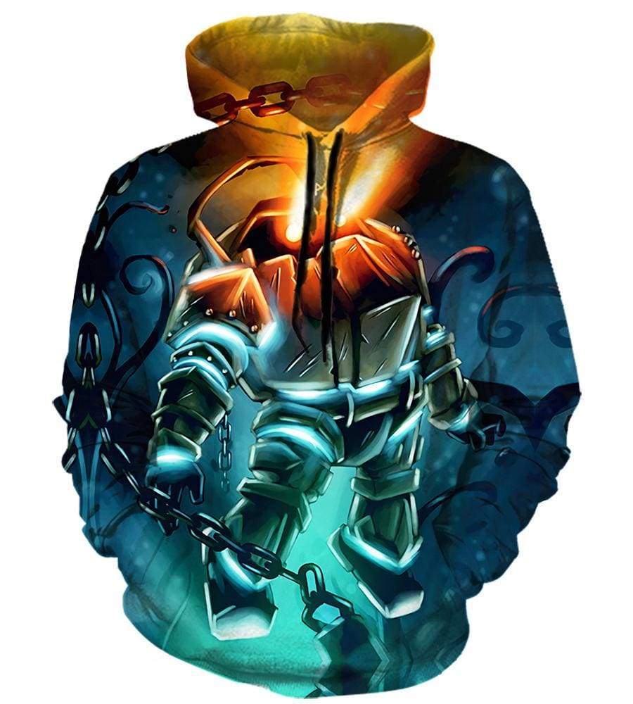 League of Legends Nautilus Hoodies - Pullover Blue Hoodie