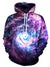 3D Printed Galaxy Hoodie - Hooded Basic Loose  Jacket Pullover