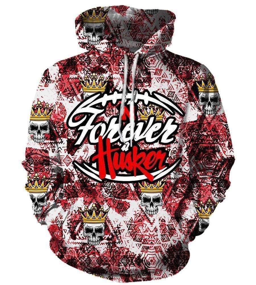 Nebraska Cornhuskers - 3D Hoodie, Zip-Up, Sweatshirt, T-Shirt