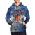 Basketball New York Knicks Hoodies - Zip Up Blue Hoodie