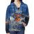 Basketball New York Knicks Hoodies - Zip Up Blue Hoodie