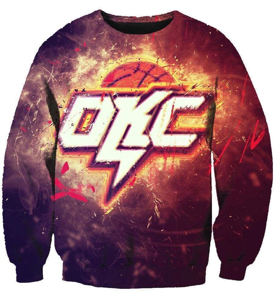 Oklahoma City Thunder - 3D Hoodie, Zip-Up, Sweatshirt, T-Shirt