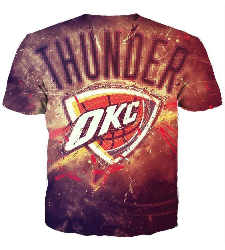 Oklahoma City Thunder - 3D Hoodie, Zip-Up, Sweatshirt, T-Shirt