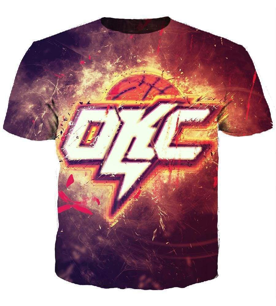 Oklahoma City Thunder - 3D Hoodie, Zip-Up, Sweatshirt, T-Shirt