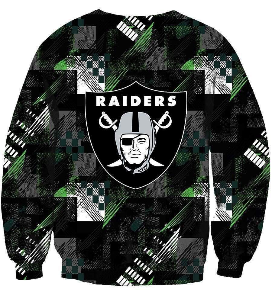 Football Okland Raiders Sweatshirts - Sport Football Black Sweatshirt