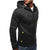 Polka Dot Split Hoodie - Hooded Active Basic Sports Zip Up Jacket