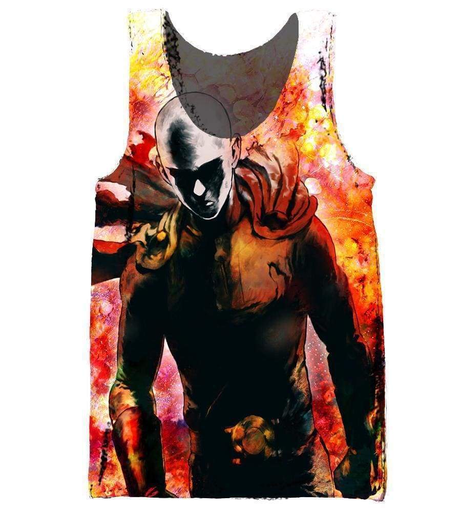 One Punch Man Hoodies - Pullover Red 3D Hoodie