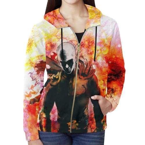 One Punch Man Hoodies - Pullover Red 3D Hoodie