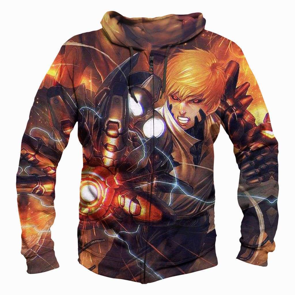 One Punch Man/Anime - 3D Hoodie, Zip-Up, Sweatshirt, T-Shirt #2