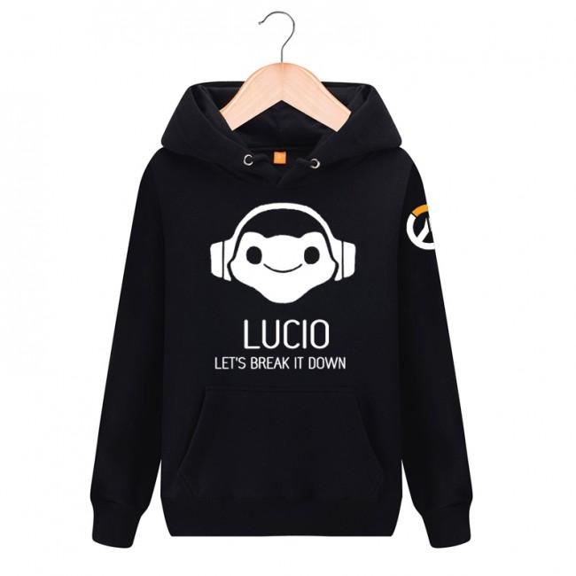 Overwatch Lucio Hoodies - Pullover Black  Hoodie