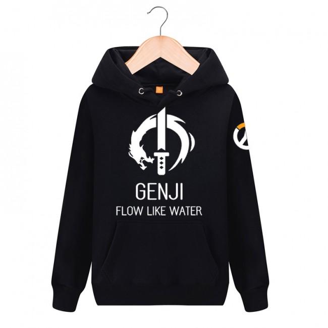 Overwatch Genji Hoodies - Pullover Black Hoodie