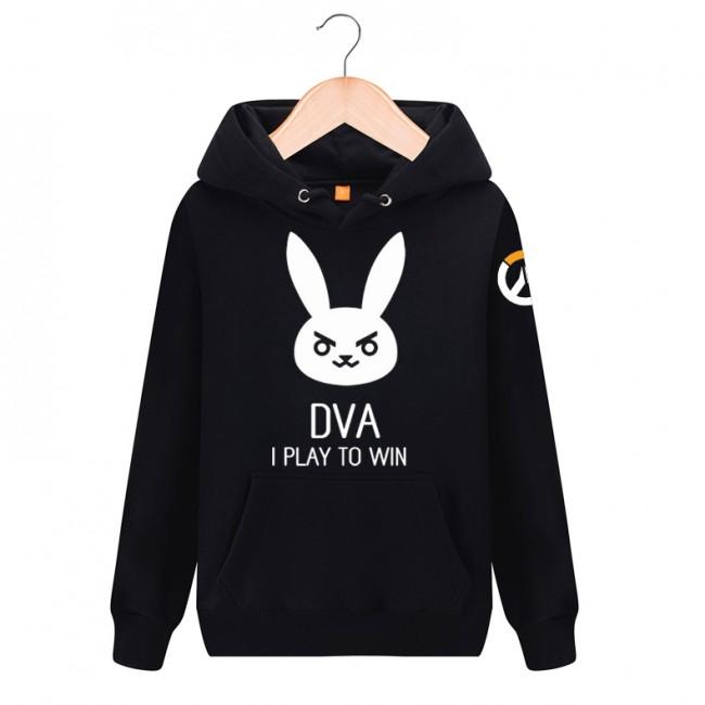 Overwatch D.va Hoodies - Pullover Black  Hoodie