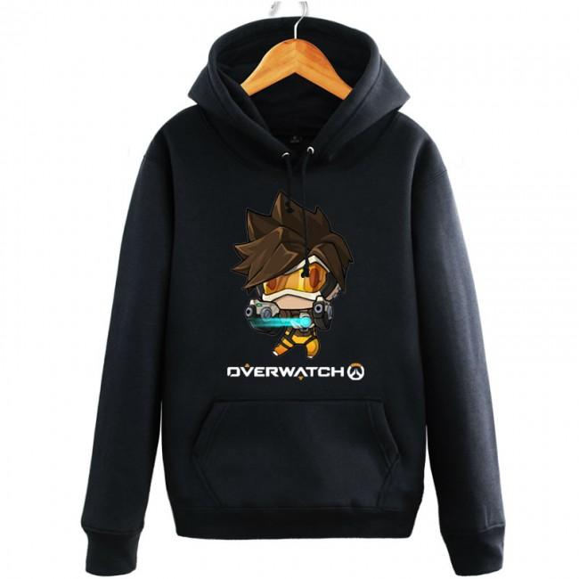 Overwatch Tracer Hoodies - Pullover Yellow Hoodie