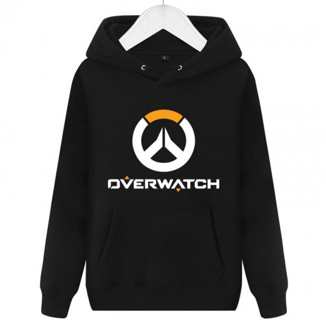 Overwatch Logo Design  Hoodies - Zip Up Black Hoodie