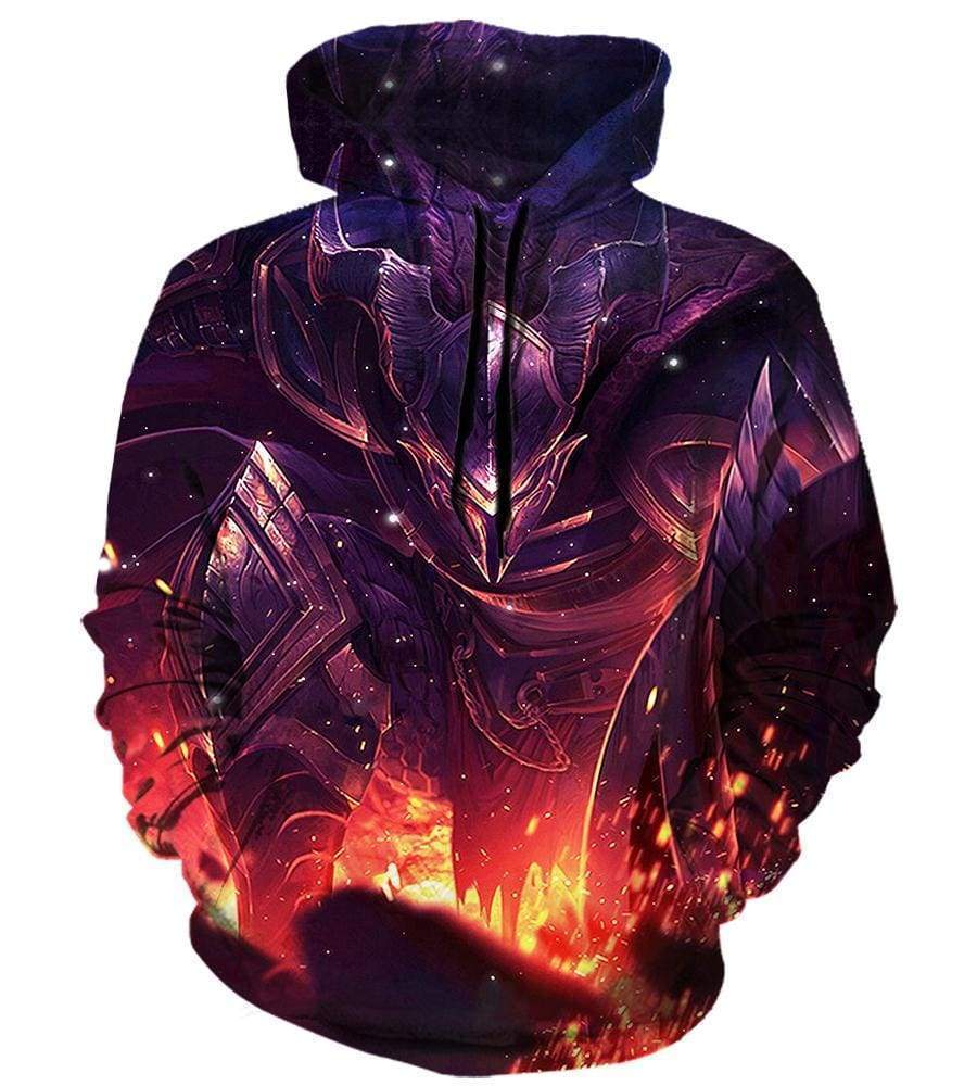 League Of Legend Pantheon Hoodies - Pullover Black Hoodie