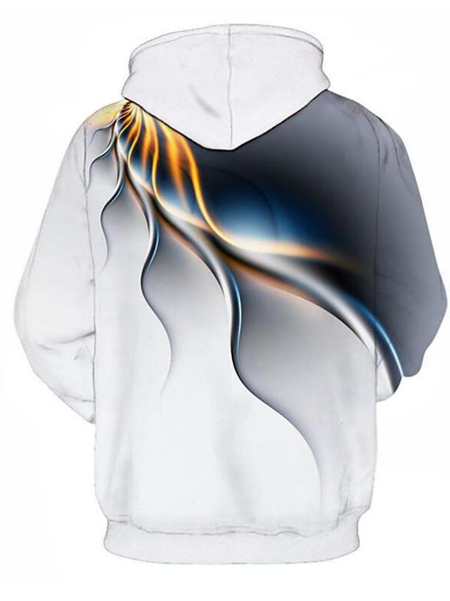 3D Printed Plaid Hoodie - Hooded Pullover Party