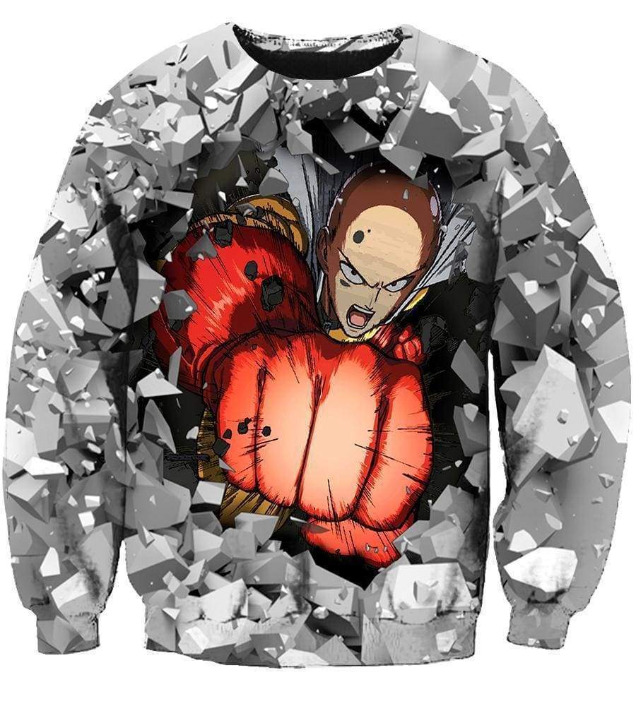 Power of One Punch Man/Anime - 3D Hoodie, Zip-Up, Sweatshirt, T-Shirt #2