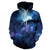 Space Horizon Galaxy 3D Unisex Pocket Hoodie