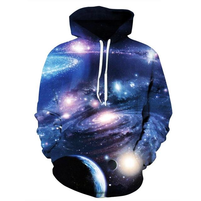 Cosmos 3D Unisex Pocket Hoodie