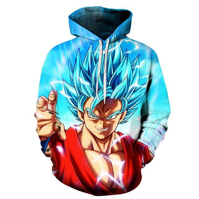 Super Saiyan Blue - Anime Hoodie